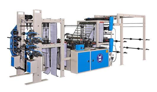 Automatic Servo 4-Lines Vegetable Bag Making Machine (With Core)