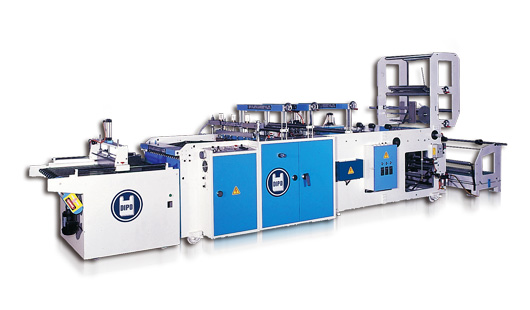 Fully Automatic Loop Handle, Die Cut Handle, Draw Tape & Patch Handle Bags Making Machine