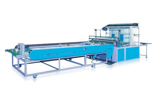 Long Flat Bag Making Machine (Flying knife cutting system), Bed Bag making machine/Pick-Up Bag
